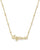 Big Sis Short Pendant Necklace Gold Freshwater Cultured Pearl 