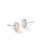 Mini Ellie Stud Earring Silver Iridescent Drusy 