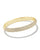 Kendra Scott Mikki Pave Bangle Bracelet Gold White CZ S/M