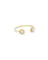 Gabriella Pearl Cuff Bracelet in Gold Freshwater Cultured Pearl