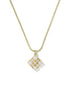 Dira Pearl Short Pendant Necklace In Gold Freshwater Cultured Pearl
