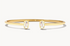 Emilie Cuff Bracelet in Gold Dichronic Glass