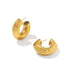 Embry Hoop Earring Vintage Gold Metal