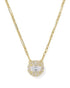 Bella Short Pendent Necklace Gold