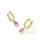 Kendra Scott Emilie Huggie Earrings In Azalea Illusion 