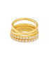 Kendra Scott Livy Gold Ring Set of 3 - Size 6