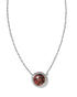Kendra Scott Basketball Short Silver Pendant Necklace