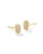 Kendra Scott Mini Ellie Gold Stud Earring In Iridescent Drusy