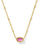 Kendra Scott Mini Elisa Short Gold Pendant Necklace In Azalea Illusion 