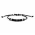 Black Men's Leather Cord Bracelet