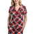 Prancer’s Plaid Hello Mello Holiday Pajama Top