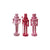 Resin Nutcracker Taper Holders 