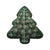 Woven Cotton Velvet Tree Shaped Pillow with Embroidery