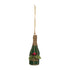 Beaded Wire Champagne Bottle Ornament