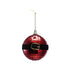 Glass Mosaic Ball Ornament with Santa Belt