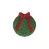 Hand-Painted Ceramic Wreath Shaped Plate with Bow