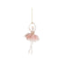 Acrylic Ballerina Ornament with Feathers & Glitter