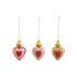 Hand-Painted Glass Sacred Heart Ornament