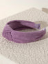 Lilac Knotted Terry Headband