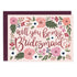 Bridesmaid Card