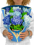 Nantucket Hydrangea Paper Bouquet