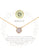 Sea La Vie Necklace Breathe Cream Druzy Gold
