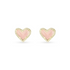 Kendra Scott Ari Gold Stud Earrings In Rose Quartz