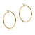 Round Smooth 1.25 Hoop Earring