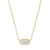 Kendra Scott Elisa Gold Pendant Necklace Silver Mix