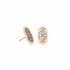 Kendra Scott Ellie Gold Stud Earrings In Silver Filigree Mix