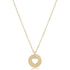 enewton 16" Necklace Gold - Love Gold Disc