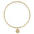 Protection Small Gold Disc Bracelet 2mm