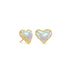Kendra Scott Ari Gold Stud Earrings In Dichroic Glass