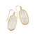 Kendra Scott Dani Gold Drop Earrings In Ivory Mother Of Pearl