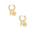 Kendra Scott Dira Gold Coin Huggie Earrings