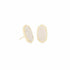 Kendra Scott Ellie Gold Stud Earrings In Iridescent Drusy