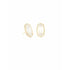 Kendra Scott Ellie Gold Stud Earrings In Ivory Mother Of Pearl
