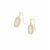 Kendra Scott Lee Gold Drop Earrings In Dichroic Glass