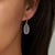 Kendra Scott Lee Rose Gold Drop Earrings In Dichroic Glass