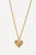 Heart of Gold/Heart SLV Necklace 18