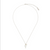 Silver Cross Wrapped in Prayer Dainty Necklace