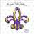 Tiger Fleur De Lis Teether