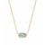 Kenda Scott Elisa Gold Necklace In Light Blue Illusion