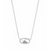 Kenda Scott Elisa Silver Necklace In Dichroic Glass