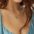 Kenda Scott Elisa Silver Necklace In Dichroic Glass