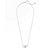 Kenda Scott Elisa Silver Necklace In Dichroic Glass