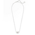 Kendra Scott Elisa Silver Necklace In Dichroic Glass