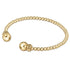 Classic Gold 3mm Beaded Cuff