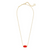 Kendra Scott Elisa Gold Necklace in Illusion Red
