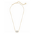 Kendra Scott Elisa Gold Pendant Necklace Silver Mix